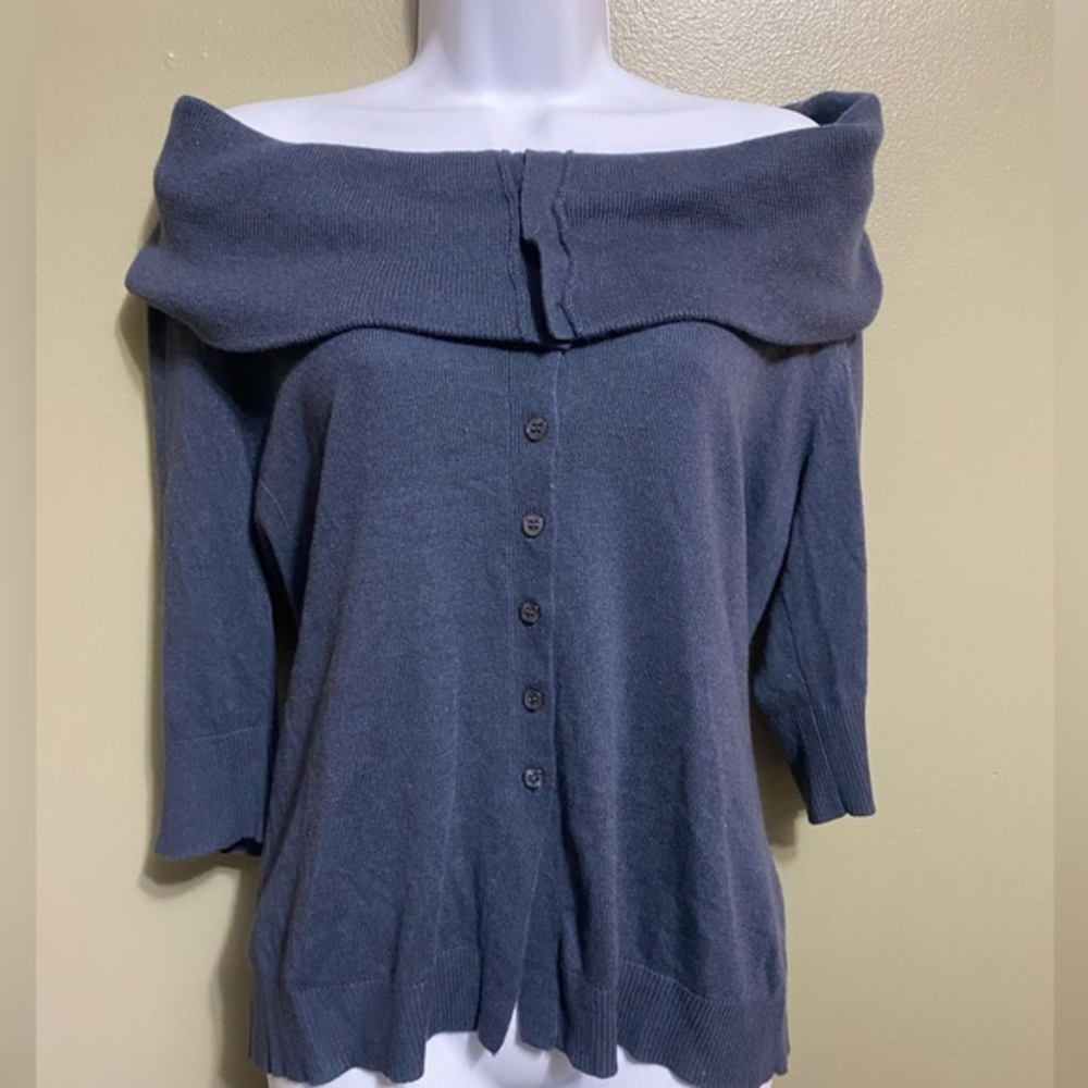 Soft Surroundings Off the Shoulder Sweater, Size M